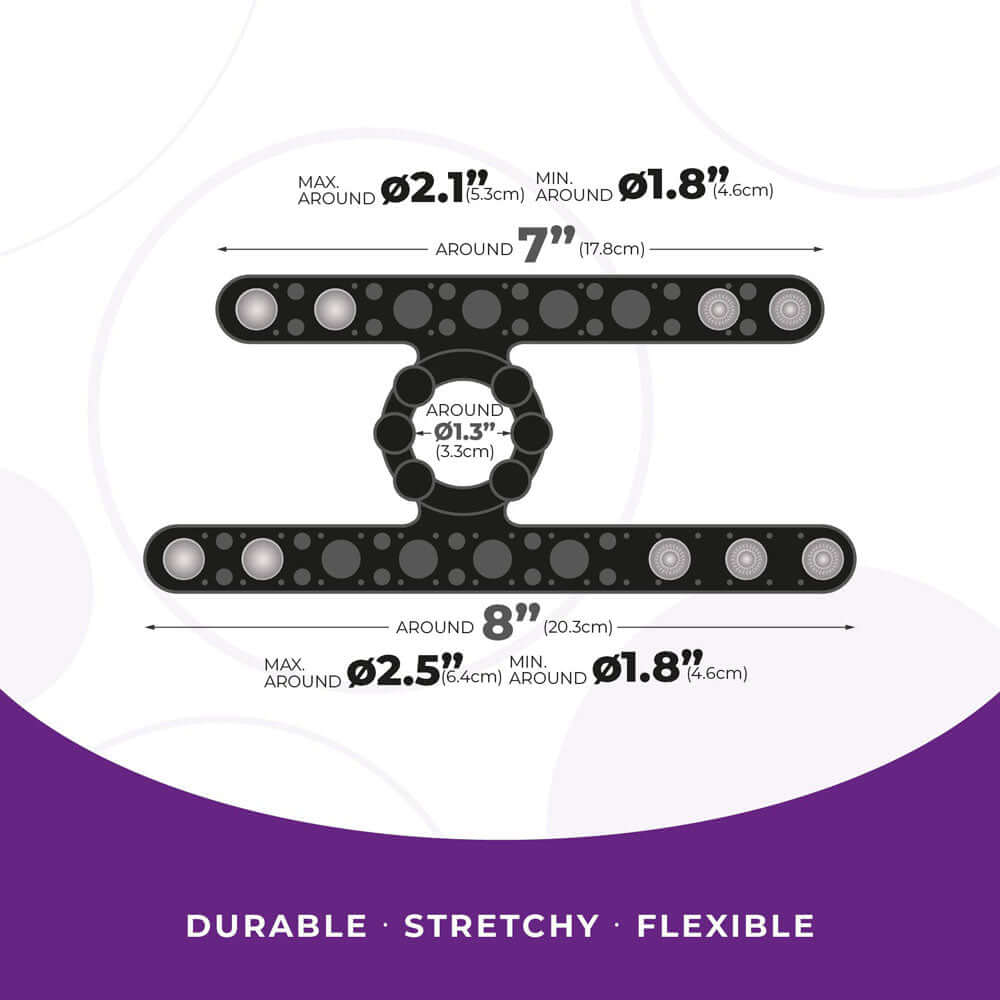 Strap The Balls - Adjustable Cock & Ball Rings